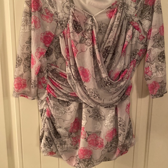 Drapery chiffon blouse - Picture 6 of 6